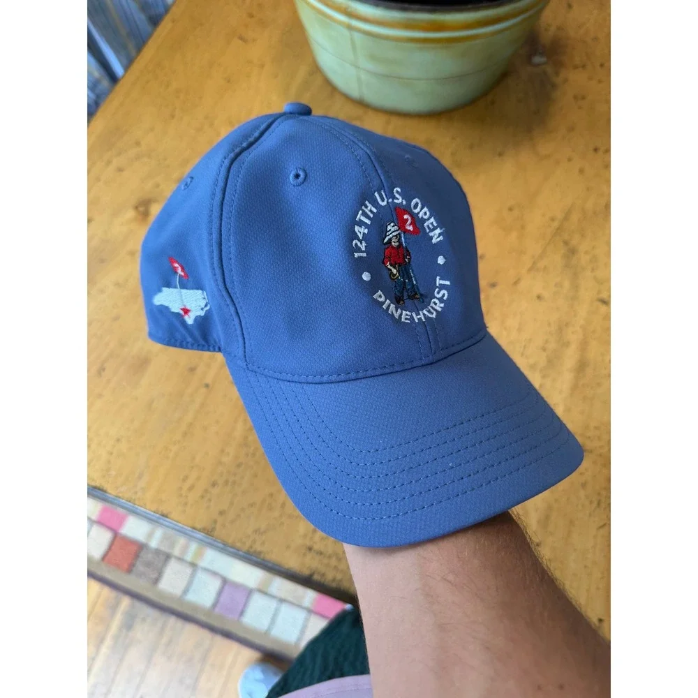 Pinehurst • Ahead 124th U.S. Open Golf Hat OSFA Blue Putter Boy Performance Cap